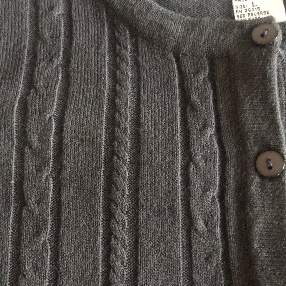 NWOT Gray cardigan sweater - Picture 6 of 9